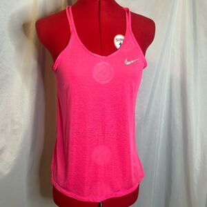 SM237 Nike dry fit double strap Racerback tank top